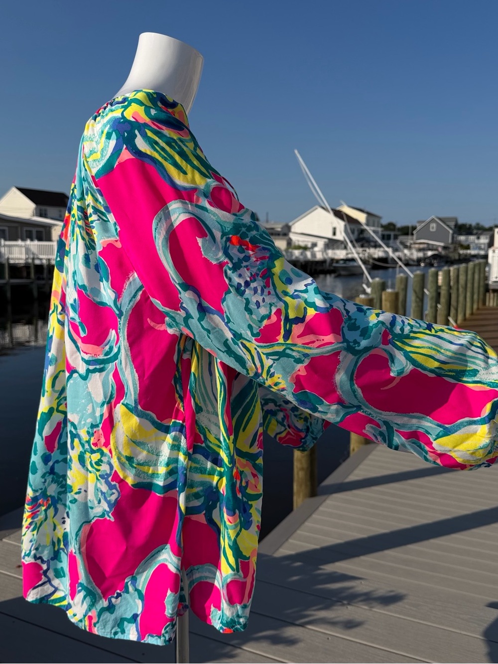Lilly Pulitzer Gumbo Limbo Tunic — Pink, Turquoise & Yellow - Picture 5 of 8